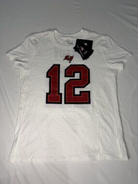 NIKE Tom Brady Tampa Bay Buccaneers Tee Shirt Women's Medium NEW